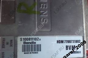 БЛОК УПРАВЛЕНИЯ RENAULT 7700731802 S100811102D