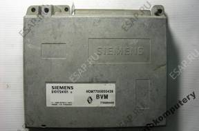 БЛОК УПРАВЛЕНИЯ RENAULT 7700850439 s101724101d БЕЗ КОДА