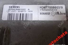 БЛОК УПРАВЛЕНИЯ RENAULT 7700860319 s105300203A