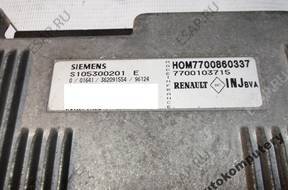 БЛОК УПРАВЛЕНИЯ RENAULT 7700860337 s105300201e БЕЗ КОДА