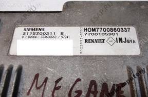 БЛОК УПРАВЛЕНИЯ RENAULT 7700860337 s115300211b БЕЗ КОДА