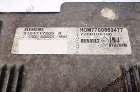 БЛОК УПРАВЛЕНИЯ RENAULT 7700863477 s103717205r БЕЗ КОДА