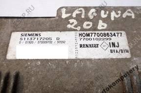 БЛОК УПРАВЛЕНИЯ RENAULT 7700863477 s113717205d БЕЗ КОДА