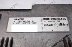 БЛОК УПРАВЛЕНИЯ RENAULT 7700864454 s105300104c БЕЗ КОДА