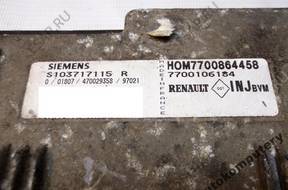 БЛОК УПРАВЛЕНИЯ RENAULT 7700864458 s103717115r БЕЗ КОДА