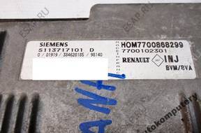 БЛОК УПРАВЛЕНИЯ RENAULT 7700868299 s113717101d БЕЗ КОДА