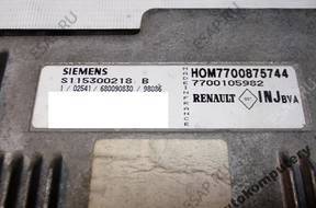 БЛОК УПРАВЛЕНИЯ RENAULT 7700875744 s115300218b БЕЗ КОДА