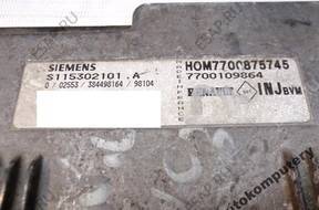 БЛОК УПРАВЛЕНИЯ RENAULT 7700875745 s115302101a БЕЗ КОДА