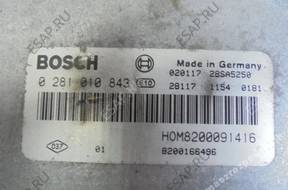БЛОК УПРАВЛЕНИЯ   RENAULT 8200091416 0281010843