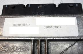 БЛОК УПРАВЛЕНИЯ RENAULT 8200153837 8200153997 БЕЗ КОДА