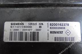 БЛОК УПРАВЛЕНИЯ   RENAULT 8200162378 8200029658