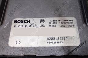 БЛОК УПРАВЛЕНИЯ RENAULT 8200184294 0281010769 БЕЗ КОДА
