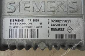 БЛОК УПРАВЛЕНИЯ   RENAULT 8200211611 8200052418