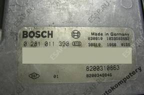 БЛОК УПРАВЛЕНИЯ RENAULT 8200310863 0281011390 БЕЗ КОДА
