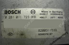 БЛОК УПРАВЛЕНИЯ RENAULT 8200311539 0281011723 БЕЗ КОДА