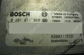 БЛОК УПРАВЛЕНИЯ RENAULT 8200311539 0281011969 БЕЗ КОДА