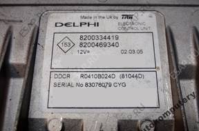 БЛОК УПРАВЛЕНИЯ RENAULT 8200334419 r0410b024d БЕЗ КОДА