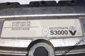 БЛОК УПРАВЛЕНИЯ RENAULT 8200376474 8200474008 БЕЗ КОДА