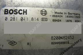 БЛОК УПРАВЛЕНИЯ RENAULT 8200462452 0281011814 БЕЗ КОДА