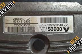 БЛОК УПРАВЛЕНИЯ RENAULT 8200509516 8200509552 21585421-2A