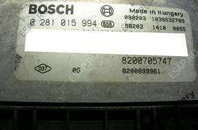 БЛОК УПРАВЛЕНИЯ RENAULT 8200705747 0281015994 БЕЗ КОДА