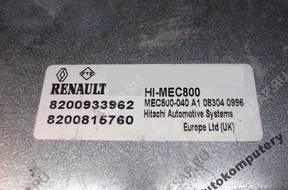 БЛОК УПРАВЛЕНИЯ RENAULT 8200933962 8200815760 himec800