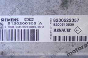 БЛОК УПРАВЛЕНИЯ RENAULT CLIO 1.2 S120200105A 8200522357