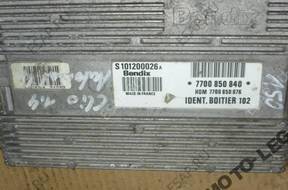 БЛОК УПРАВЛЕНИЯ RENAULT CLIO 1.4 7700850840 S101200026A