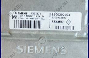 БЛОК УПРАВЛЕНИЯ RENAULT CLIO 1.4 S118301123A 8200392704