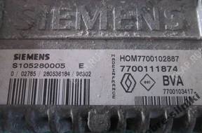 БЛОК УПРАВЛЕНИЯ   RENAULT CLIO 1.6 8V S10628005E