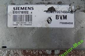 БЛОК УПРАВЛЕНИЯ , RENAULT CLIO I,II 1,4B 77007499