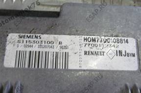 БЛОК УПРАВЛЕНИЯ RENAULT CLIO II 1.4 8V   ДВИГАТЕЛЕМ