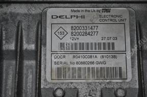 БЛОК УПРАВЛЕНИЯ Renault Clio II 8200331477 8200284277