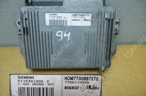 БЛОК УПРАВЛЕНИЯ   RENAULT CLIO II S115301202C