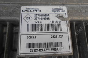 БЛОК УПРАВЛЕНИЯ RENAULT CLIO III 1,5 DCI 11 год, 237101989 год,