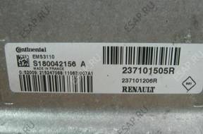 БЛОК УПРАВЛЕНИЯ RENAULT CLIO III 1.2 237101505 год, / S180042