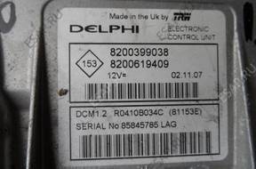 БЛОК УПРАВЛЕНИЯ RENAULT CLIO III 3 8200399038 8200619409