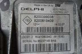 БЛОК УПРАВЛЕНИЯ RENAULT CLIO III 3 8200399038 8200619409