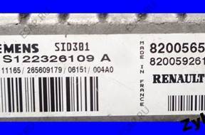 БЛОК УПРАВЛЕНИЯ RENAULT CLIO III   8200565863