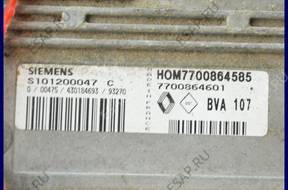БЛОК УПРАВЛЕНИЯ RENAULT CLIO S101200047C HOM7700864585