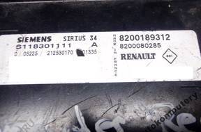 БЛОК УПРАВЛЕНИЯ RENAULT CLIO sirius34 s118301111a БЕЗ КОДА