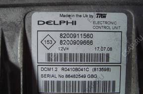 БЛОК УПРАВЛЕНИЯ RENAULT DELPHI 1.5 8200911560 8200909666