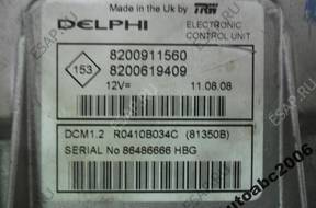 БЛОК УПРАВЛЕНИЯ RENAULT DELPHI 8200911560 8200619409