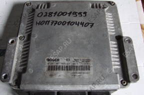 БЛОК УПРАВЛЕНИЯ RENAULT ESPACE III   0281001999