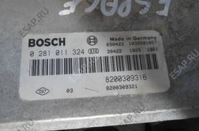 БЛОК УПРАВЛЕНИЯ RENAULT ESPACE IV 1,9 DCI 0281011324