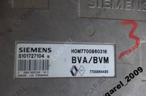 БЛОК УПРАВЛЕНИЯ RENAULT HOM7700860316 S01727104B