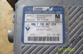 БЛОК УПРАВЛЕНИЯ RENAULT    HOM7700867274