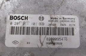 БЛОК УПРАВЛЕНИЯ renault laguna 0281011101, 8200095416