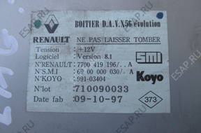 БЛОК УПРАВЛЕНИЯ RENAULT LAGUNA 1   7700419196