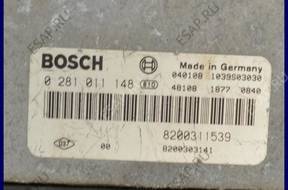 БЛОК УПРАВЛЕНИЯ RENAULT LAGUNA 1.9 0281011148 8200311539 БЛОК УПРАВЛЕНИЯ RENAULT LAGUNA 1.9 0281011148 8200311539
